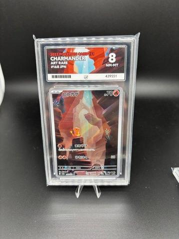 Pokémon - 4 Graded card - Charmander - Squirtle - Bulbasaur