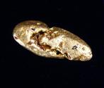 Goud Goud nugget - Hoogte: 11 mm - Breedte: 5 mm- 0.5 g -