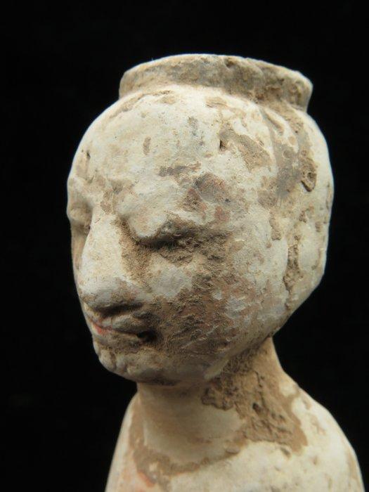 Oud Chinees, Tang-dynastie Terracotta Beeldje/Aanbieder -, Antiek en Kunst, Antiek | Overige Antiek