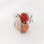 Koraal - Argento 925 - Ring - Italiaans ambacht, Verzamelen, Mineralen en Fossielen