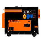 T-Mech Stille Diesel generator - Eenfasig 230V - Gesloten, Bricolage & Construction, Générateurs, Verzenden