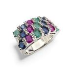 Zonder minimumprijs - Harry Ivens - Ring Zilver - Ruby,