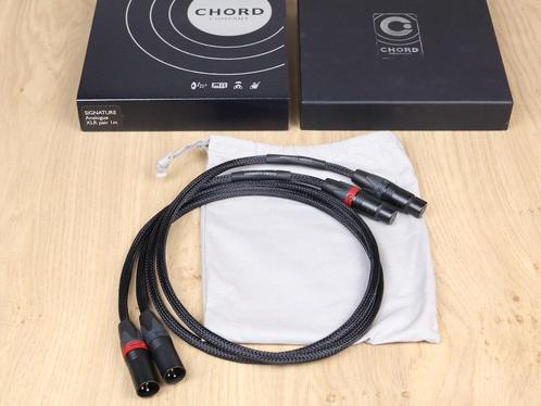 Chord Company Signature Tuned Aray audio interconnects XLR 1, Audio, Tv en Foto, Audiokabels en Televisiekabels, Overige kabels