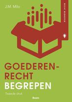 Goederenrecht begrepen / Recht begrepen 9789462128941, Boeken, Verzenden, Zo goed als nieuw, J.M. Milo