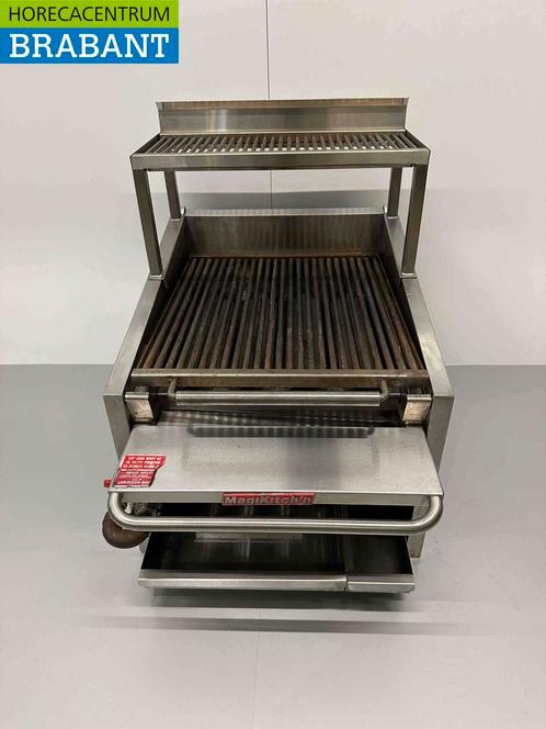 RVS MagiKitchn Char broiler Grill 60 cm GAS Horeca, Zakelijke goederen, Horeca | Keukenapparatuur, Ophalen of Verzenden