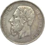 België. Leopold II. 5 Francs 1865 - position A  - LOW, Postzegels en Munten