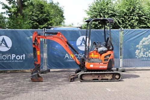 Veiling: Minigraver Kubota U17-3a Diesel 2016, Zakelijke goederen, Machines en Bouw | Kranen en Graafmachines, Ophalen