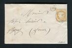 Frankrijk 1871/1873 - Belle lettre des omgeving van Flogny