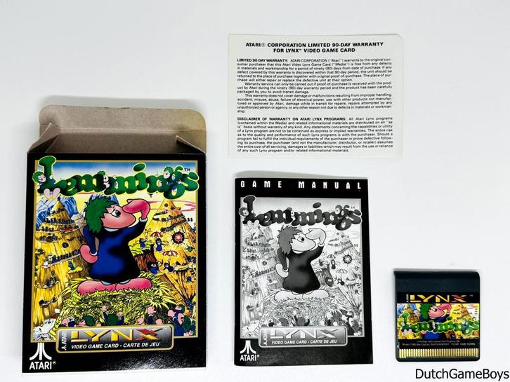 Atari Lynx - Lemmings, Games en Spelcomputers, Spelcomputers | Atari, Gebruikt, Verzenden
