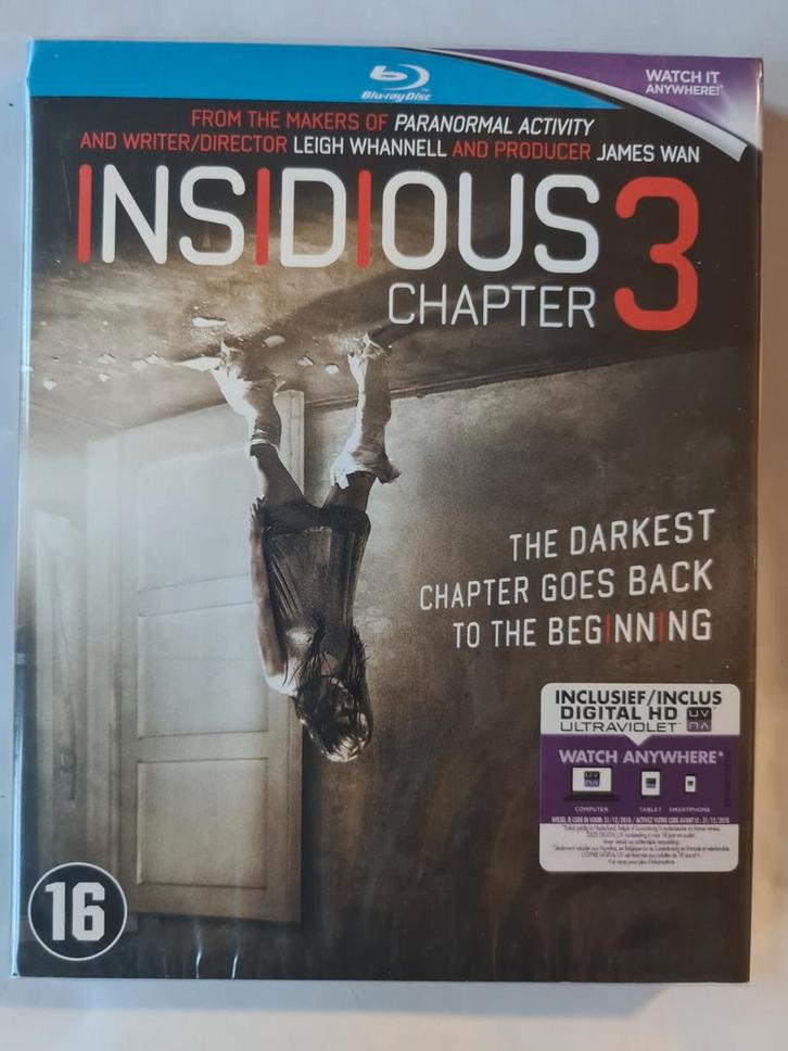 INSIDIOUS CHAPTER 3 (IN SEAL) (BLURAY), Cd's en Dvd's, Blu-ray, Gebruikt