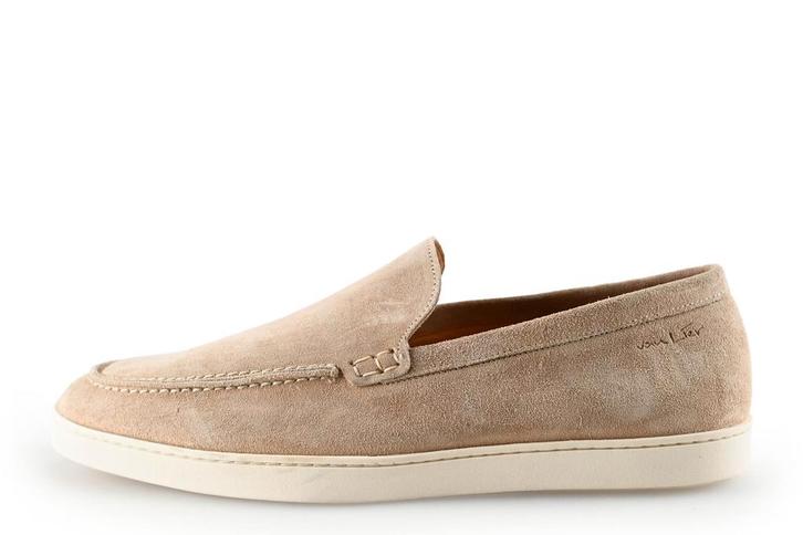Van Lier Instappers in maat 43 Beige | 5% korting, Kleding | Heren, Schoenen, Overige kleuren, Gedragen, Overige typen, Verzenden