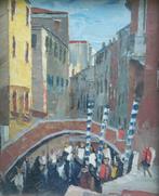 Vittorio Petrella Da Bologna (1886–1951) - Canale a Venezia, Antiek en Kunst