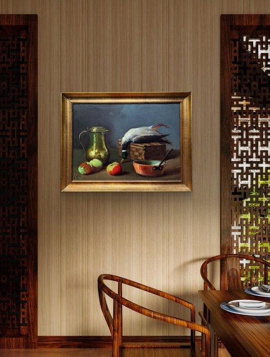 École espagnole (XX) - Souvenir de chasse, Antiek en Kunst, Kunst | Schilderijen | Klassiek