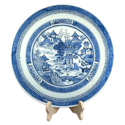 Panneau (1) - Big Cantonese Export Ware - Porcelaine, Antiquités & Art, Antiquités | Autres Antiquités