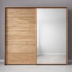 Forestales Woodview Massief Eikenhout Zweefdeur Kledingkast, Nieuw