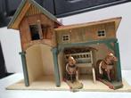 onbekend - Speelgoed Paardenstal met twee paarden -