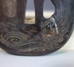 crane hermit turtle - IJzer (gegoten/gesmeed) - Japan - Late, Antiek en Kunst