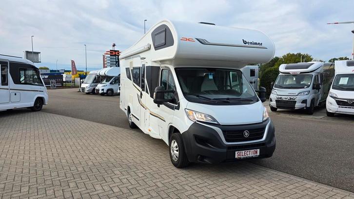 Benimar Sport 346 jonge alkoof met dwarsbed achteraan 46312, Caravans en Kamperen, Mobilhomes, Cassettetoilet, Handgeschakeld