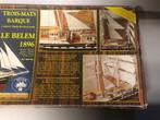 Maquette - échelle 1/75 - Maquette van de Belem in hout FIJ
