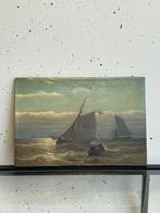 G J Hoffmann (1833-1873) - Unieke Zeilboten Op Volle Zee, Antiek en Kunst, Kunst | Schilderijen | Klassiek
