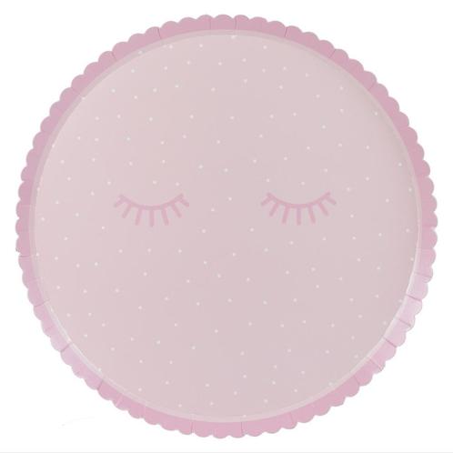 Pamper Party Borden 25cm 8st, Hobby en Vrije tijd, Feestartikelen, Nieuw, Verzenden