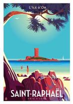 Monsieur Z - Affiche de tourisme  Saint Raphael - Lîle