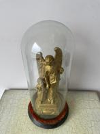 Statue, Beeld onder een stolp - Ange Gardien - 45 cm -