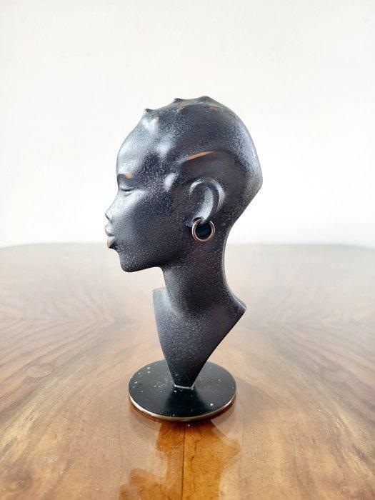 Richard Rohac - Figurine - Afrikaanse vrouw - Bronze patiné, Antiek en Kunst, Antiek | Meubels | Stoelen en Sofa's