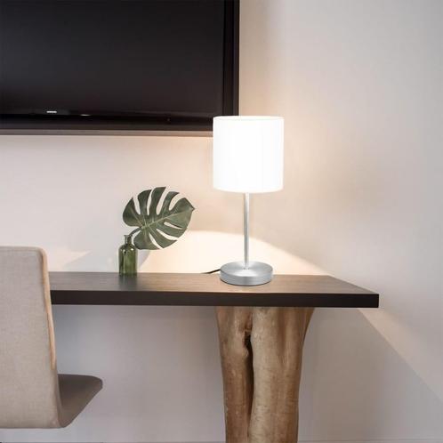 vidaXL Tafellampen 2 st met aanraakknop E14 wit, Huis en Inrichting, Lampen | Overige, Nieuw, Verzenden