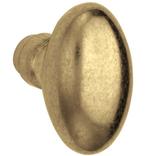 Knopkruk Ei 65x38 mm messing antiek, Doe-het-zelf en Bouw, Nieuw, Overige materialen, Klink of Kruk