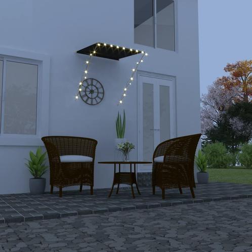 vidaXL Luifel uittrekbaar met LED 100x150 cm antraciet, Jardin & Terrasse, Protection solaire, Envoi