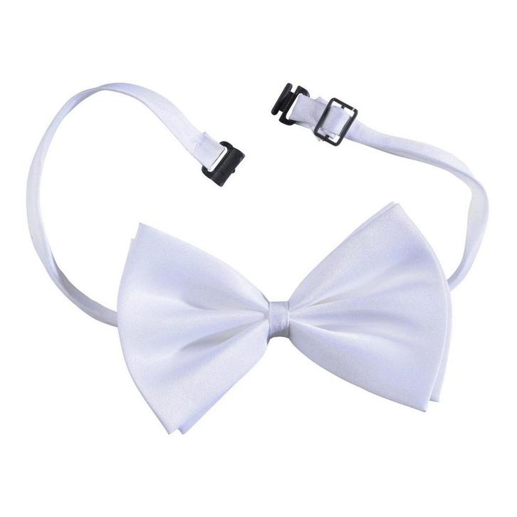 Witte Strik Luxe Verstelbaar, Hobby en Vrije tijd, Feestartikelen, Nieuw, Verzenden