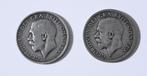 Europa. Lot of 7 coins, incl. silver,. various denominations