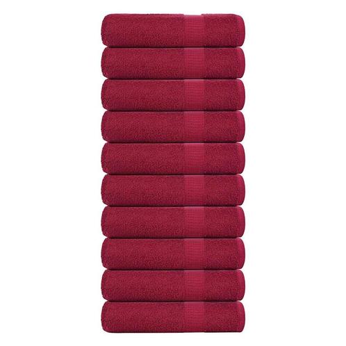 vidaXL Badhanddoeken 10 st 100x150cm 360 g/m² 100% katoen, Huis en Inrichting, Badkamer | Badtextiel en Accessoires, Nieuw, Verzenden