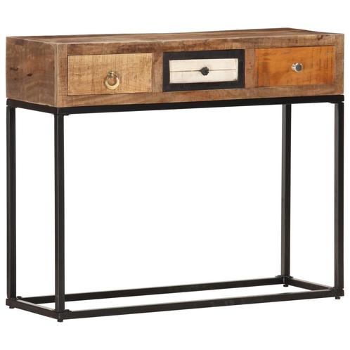 vidaXL Wandtafel 90x30x75 cm massief gerecycled hout, Huis en Inrichting, Kasten | Dressoirs, Nieuw, Verzenden