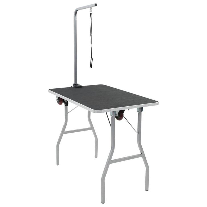 vidaXL Draagbare honden kaptafel met wielen, Dieren en Toebehoren, Overige Dieren-accessoires, Nieuw, Verzenden
