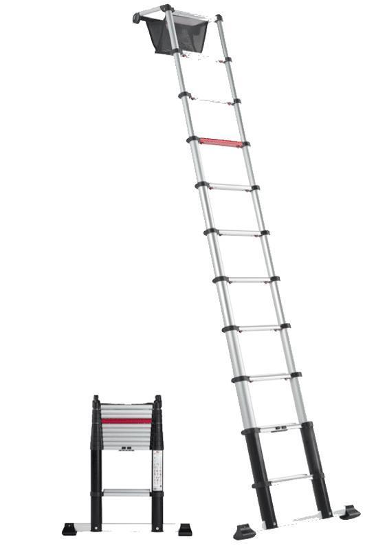 Altrex telescopische ladder Smart Up Pro 11 sporten, Doe-het-zelf en Bouw, Ladders en Trappen, 2 tot 4 meter, Opvouwbaar of Inschuifbaar