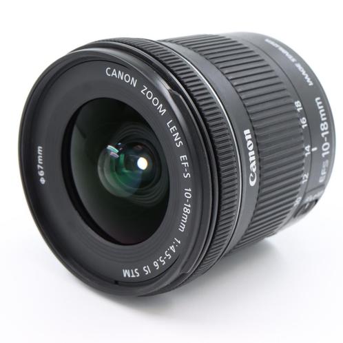 Canon EF-S 10-18mm F/4.5-5.6 IS STM occasion, Audio, Tv en Foto, Foto | Lenzen en Objectieven, Zo goed als nieuw, Verzenden