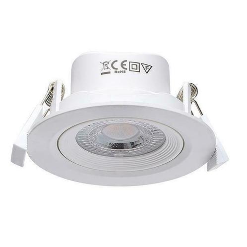 LED Inbouwspot - Warm wit Licht 3000K- 7W - Kantelbaar, Huis en Inrichting, Lampen | Spots, Ophalen of Verzenden