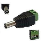 Male DC connector 5.5 x 2.1mm - mannelijk ->, Verzenden, Nieuw, Kabel of Snoer