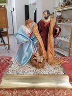 Aniello Marino - Kerststal - Aardewerk, Hout, Textiel -