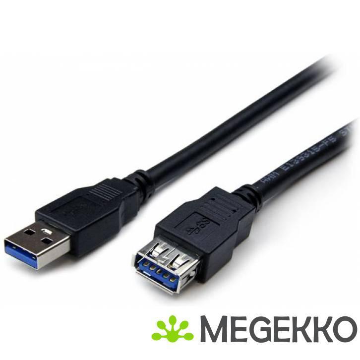 StarTech.com 2 m zwarte SuperSpeed USB 3.0 verlengkabel A, Computers en Software, Overige Computers en Software, Nieuw, Verzenden