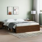 vidaXL Bedframe bruin eikenkleur 140x200 cm, Huis en Inrichting, Verzenden, Nieuw