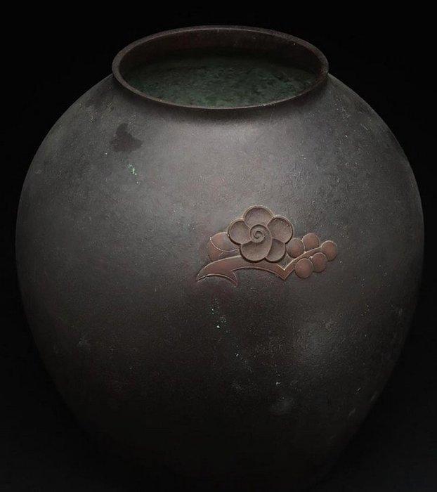 Vaas - Brons - Japan - Meiji periode (1868-1912) -, Antiquités & Art, Antiquités | Autres Antiquités