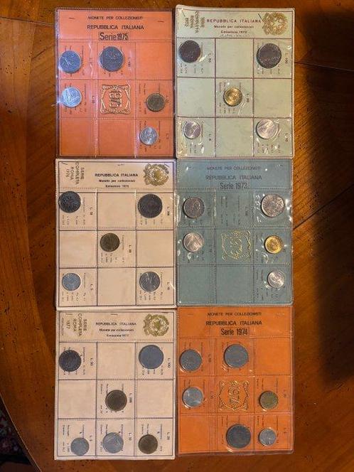 Italië. Lotto 23 Serie Divisionali e commemorative - incluse, Postzegels en Munten, Munten | Europa | Niet-Euromunten