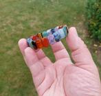 Elegante armband met 7 chakras, veelkleurig. Onbehandelde