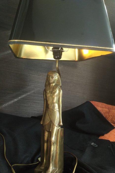 Lampe de table avec figurine - Laiton - Sculpture Pharaon, Maison & Meubles, Maison & Meubles | Autre