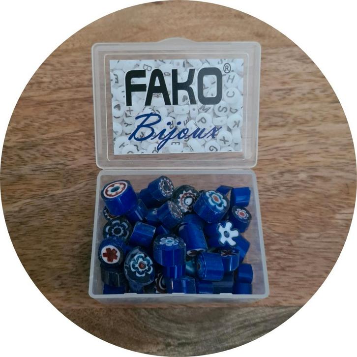Fako Bijoux - Millefiori Glas - Sieraden Maken - 7-12mm - 50, Hobby en Vrije tijd, Kralen en Sieraden maken, Verzenden