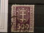 Danzig 1923 - Dienstzegel, Michel nr 19X, Gestempeld, met, Postzegels en Munten, Gestempeld