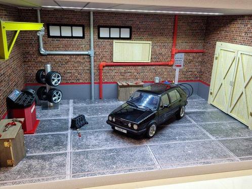 SD-modelcartuning 1:18 - Voiture miniature - XXL Garage /, Hobby en Vrije tijd, Modelauto's | 1:5 tot 1:12